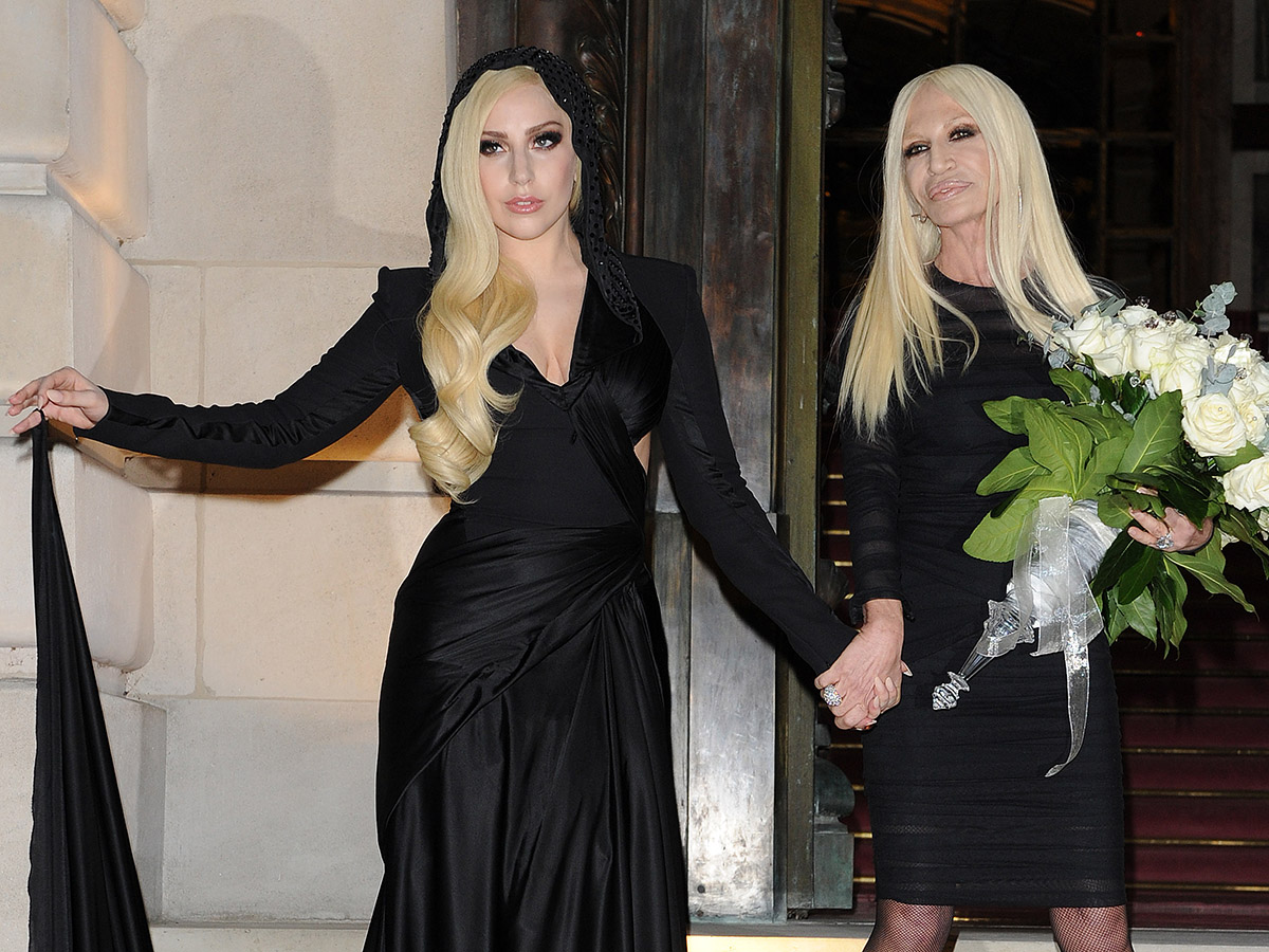 Donatella Versace e Lady Gaga Donatella Versace e Lady Gaga
