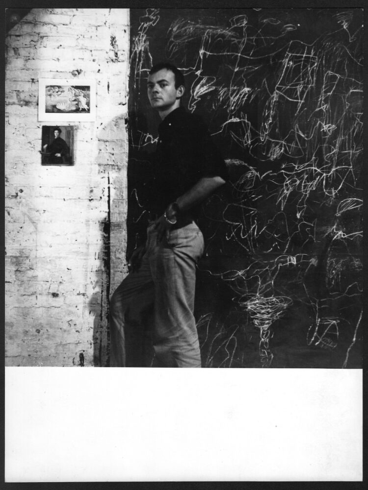 Cy Twombly at the Stable Gallery, New York City, 1953 Self-portrait © Fondazione Nicola Del Roscio