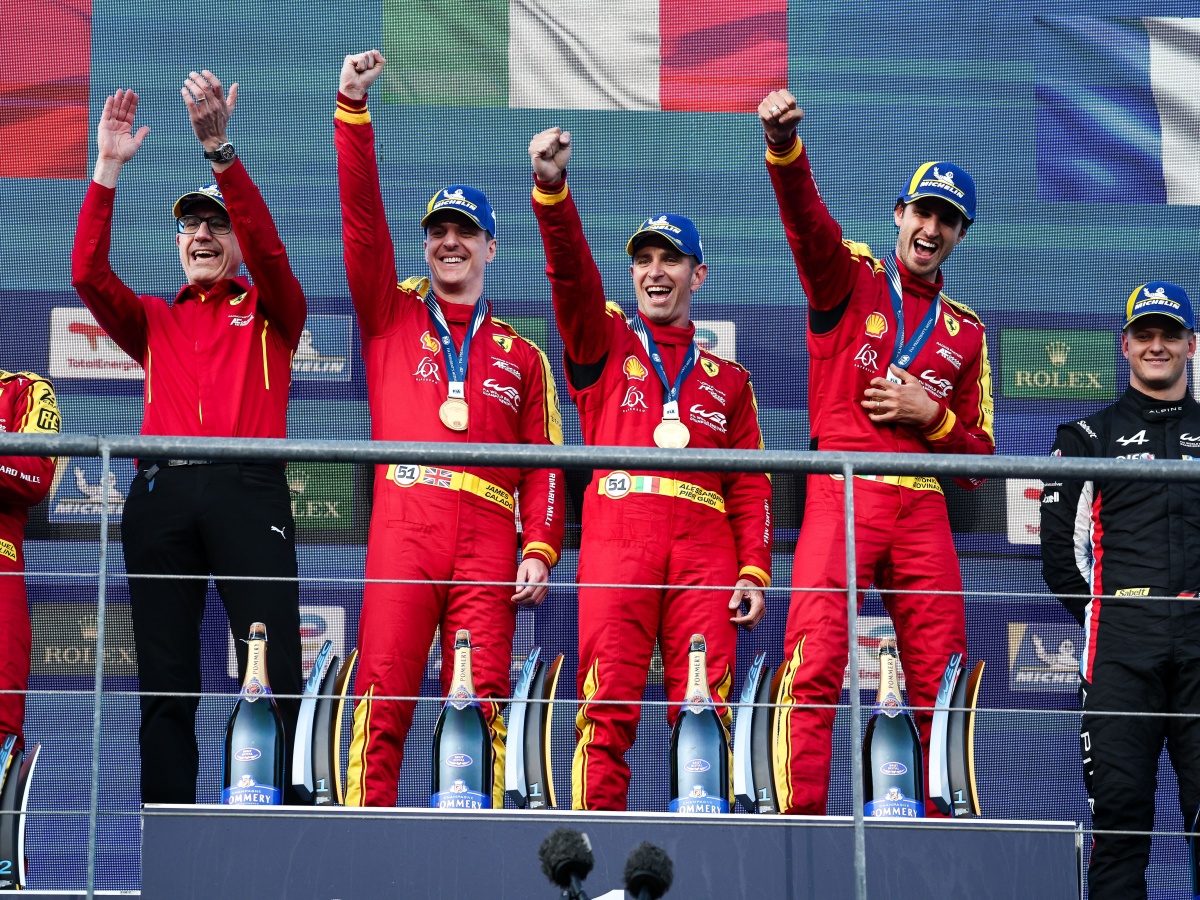 James Calado, Antonio Giovinazzi e Alessandro Pier Guidi