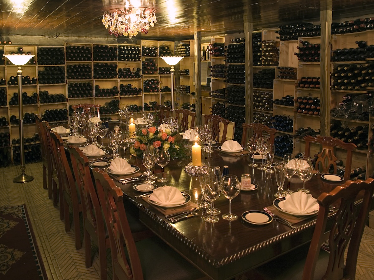 Graycliff Restaurant - Wine Cellar Private Dining bahamas