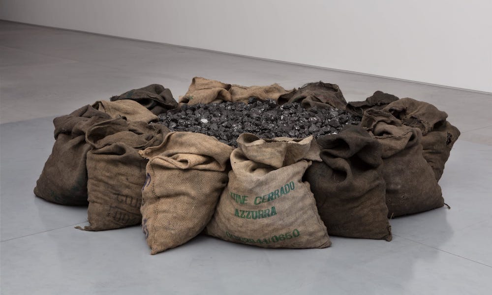 Jannis Kounellis, Untitled, 1968. Courtesy the Rachofsky Collection, Dallas. 2022 Artists Rights Society (ARS), New York : SIAE, Roma