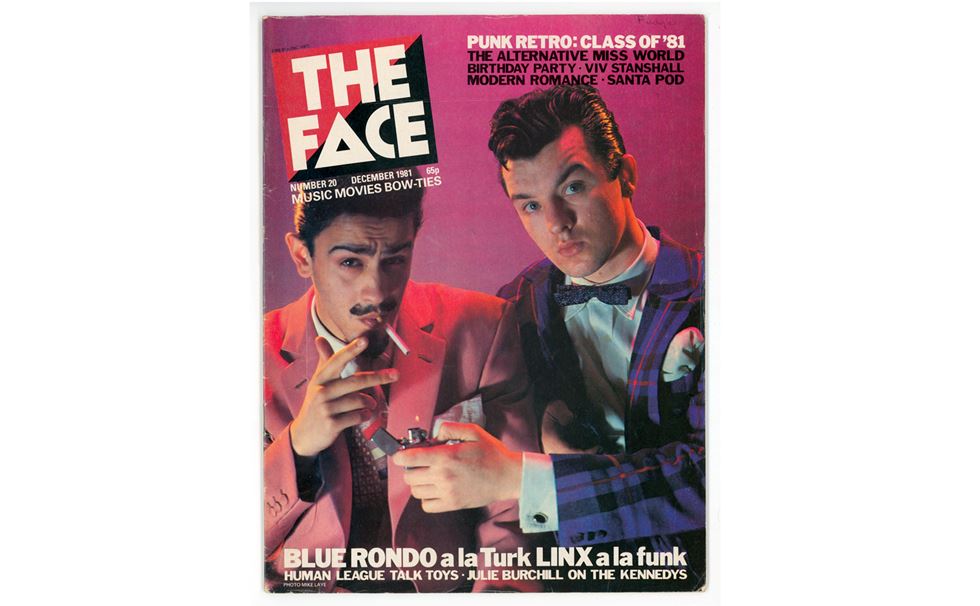 Blitz Club - The Face, vol. 1, no. 20, December 1981. Gift of Giles Field. Design Museum Collection