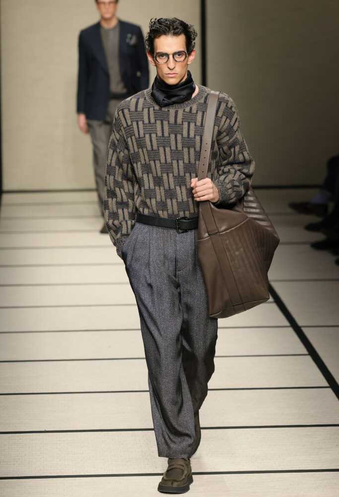 Giorgio Armani - Runway - Milan Fashion Week - Menswear Fall/Winter 2025 - 2026