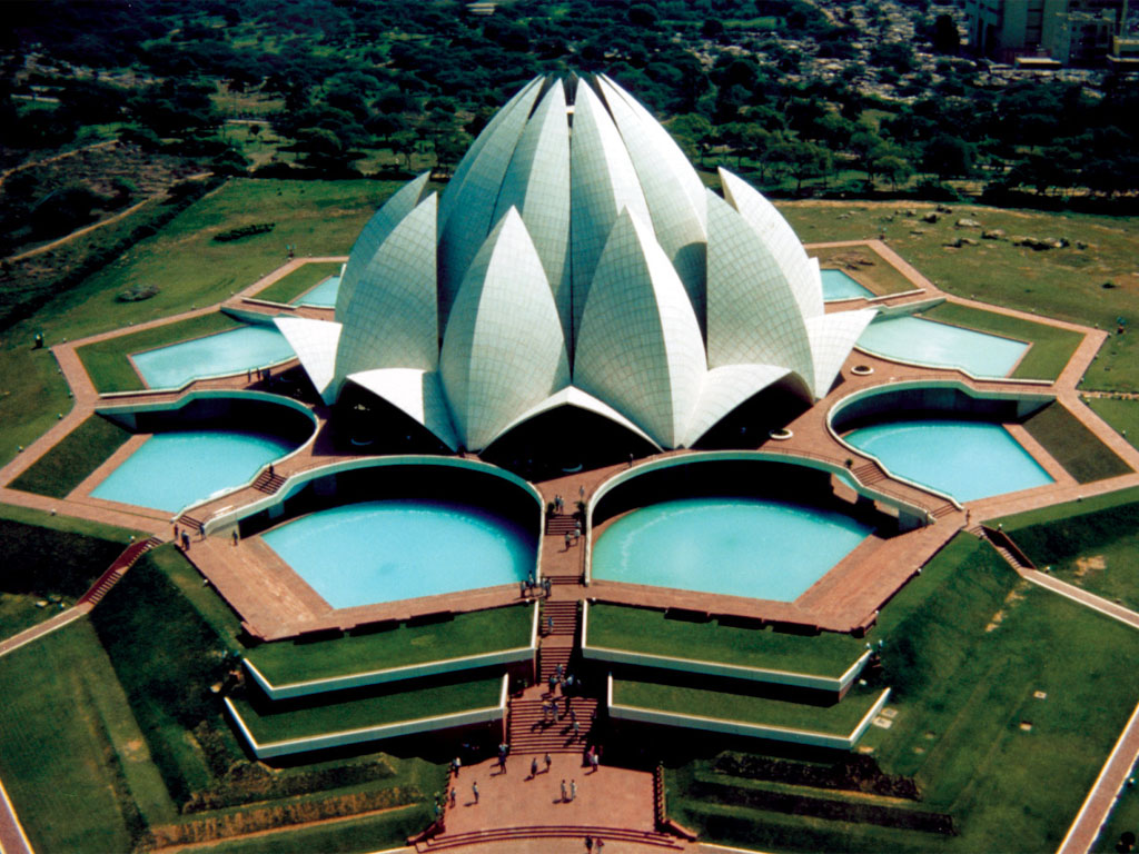 Lotus Temple in Delhi, India