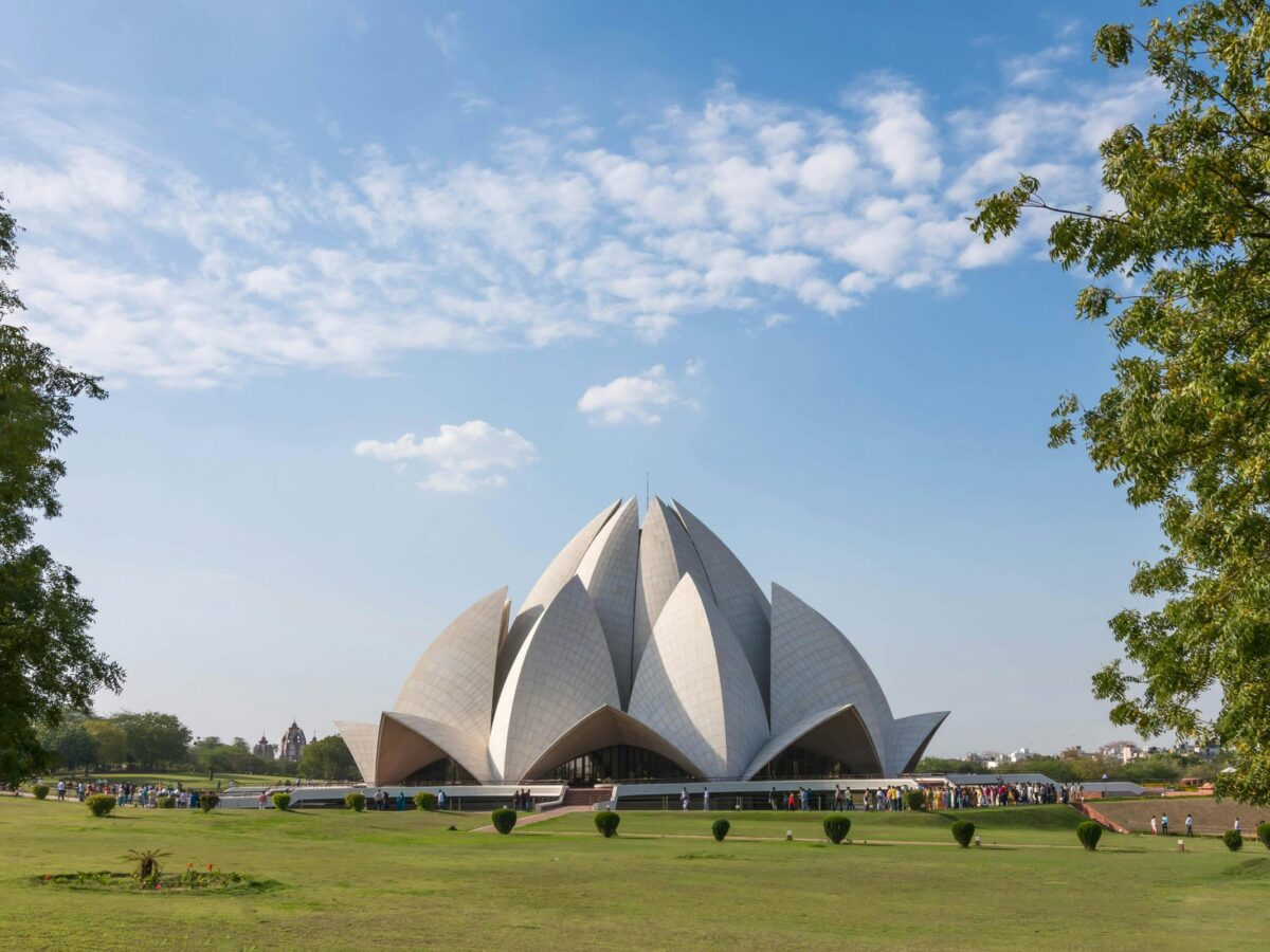 Lotus Temple in Delhi, India