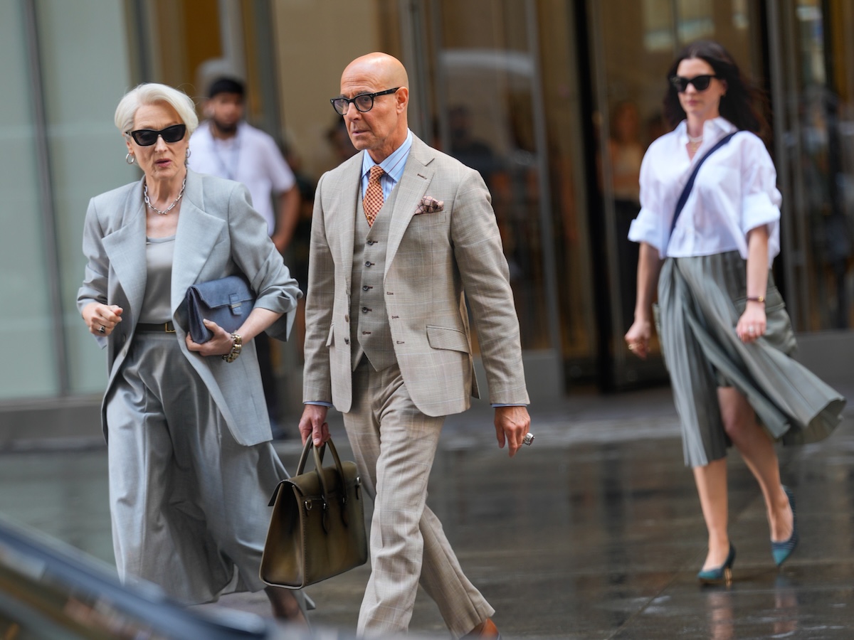 Celebrity Sightings In New York City - July 28, 2025 il diavolo veste prada 2 comparse milano