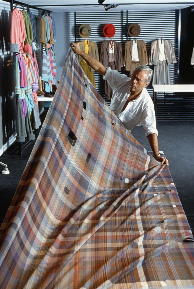 Giorgio Armani at Work