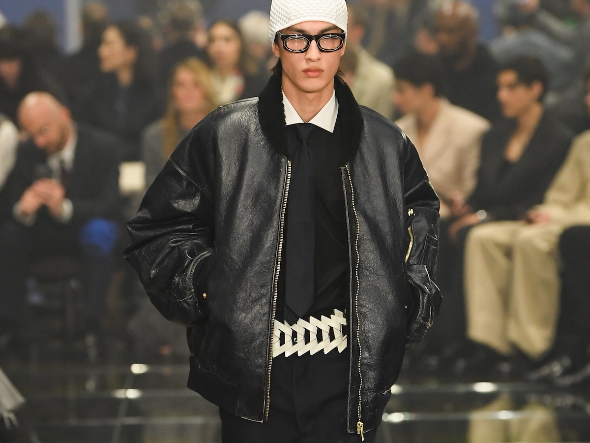 Prada Men's Fall 2024 - Runway bomber in pelle