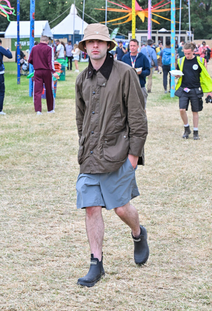 Lennon Gallagher Barbour Glastonbury Festival