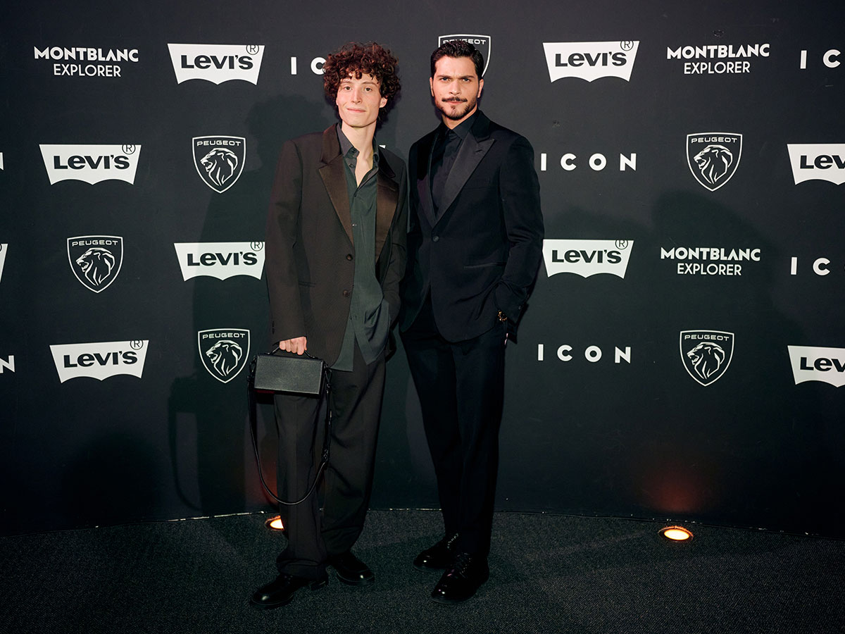 Riccardo Pedicone in Fendi e Alessio Lapice in Brioni