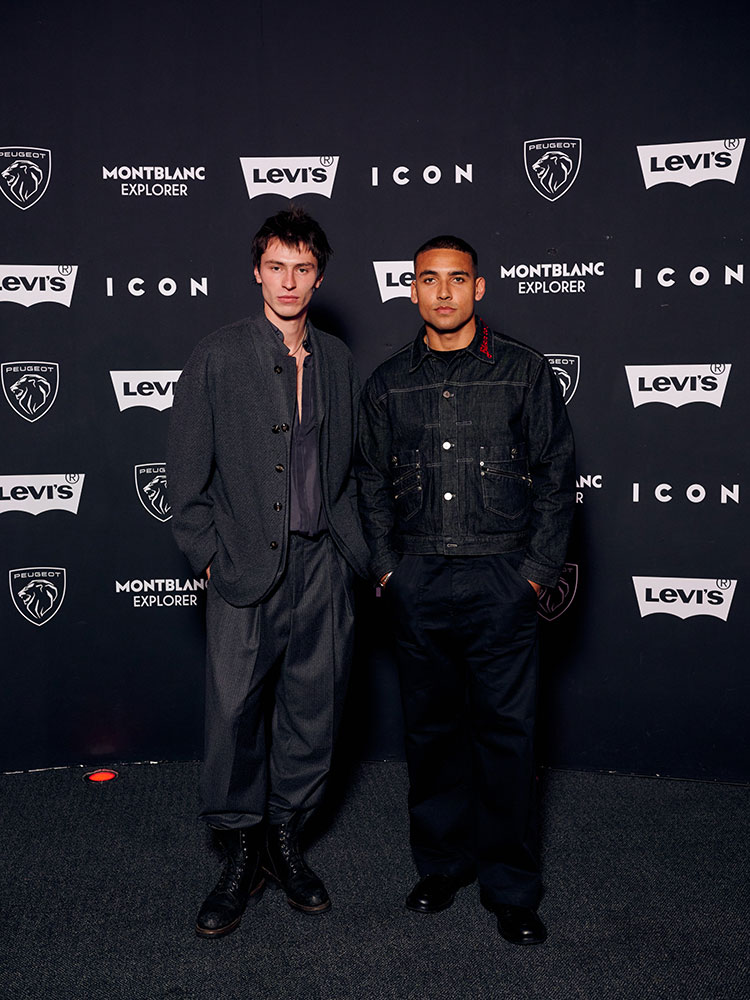 Clement Laguardia in Giorgio Armani e Ben Mike