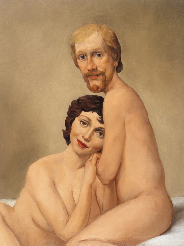 John Currin, Couple in Bed, 1993 - Courtesy Gagosian