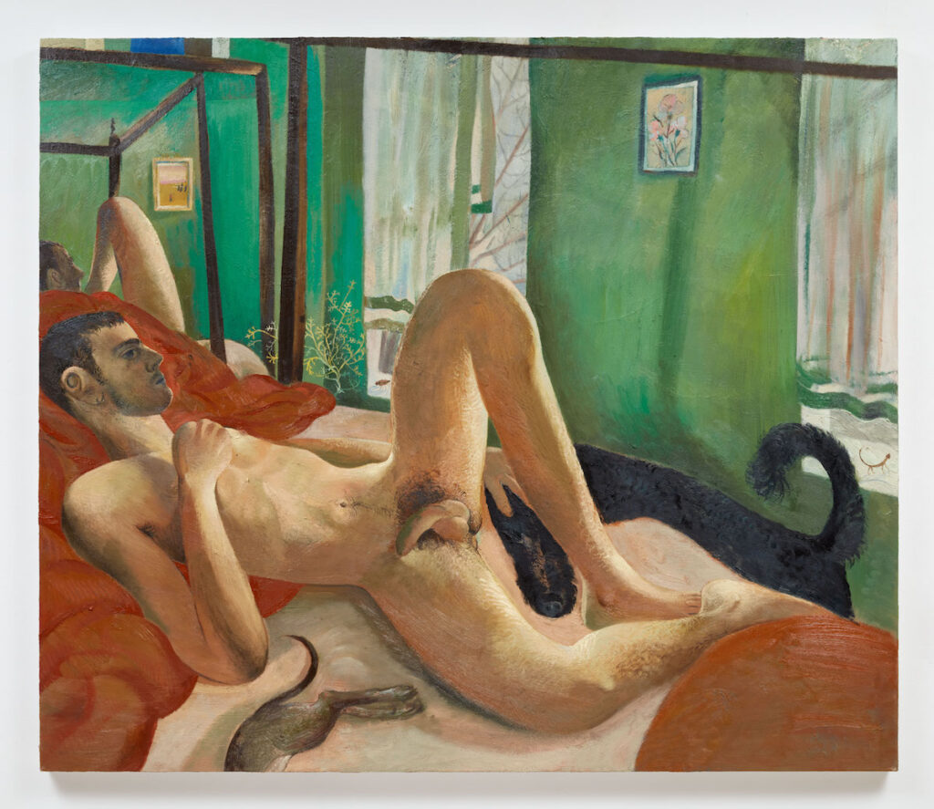 Louis Fratino, The pink and green light, 2024. Courtesy l’artista e Sikkema Jenkins & Co., New York and Galerie Neu, Berlin