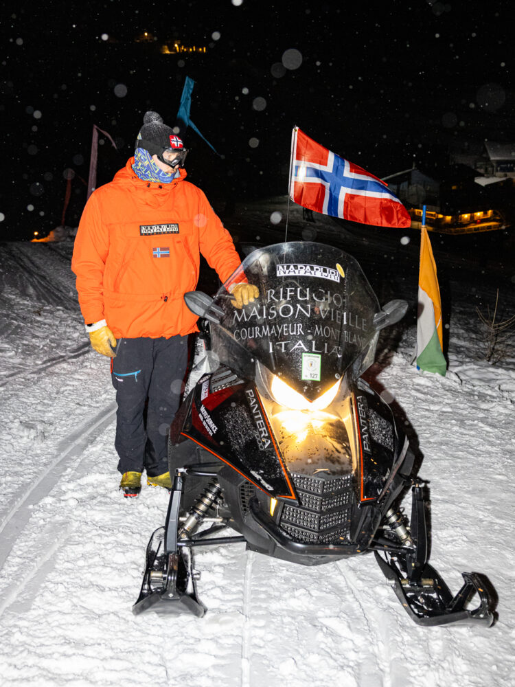 Napapijri Alberto Tomba Event_Dinner at Chiecco_Skidoo Man