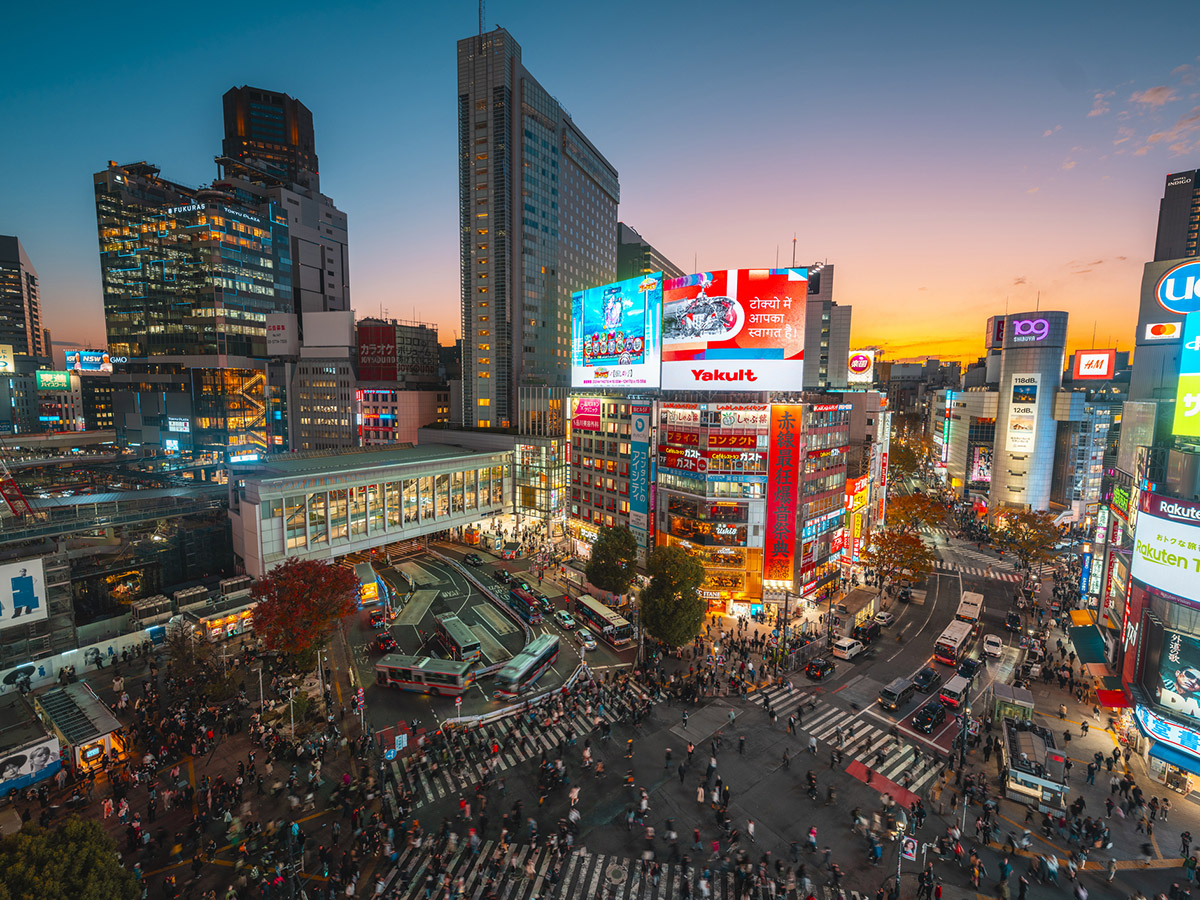 Tokyo, l'incrocio di Shibuya