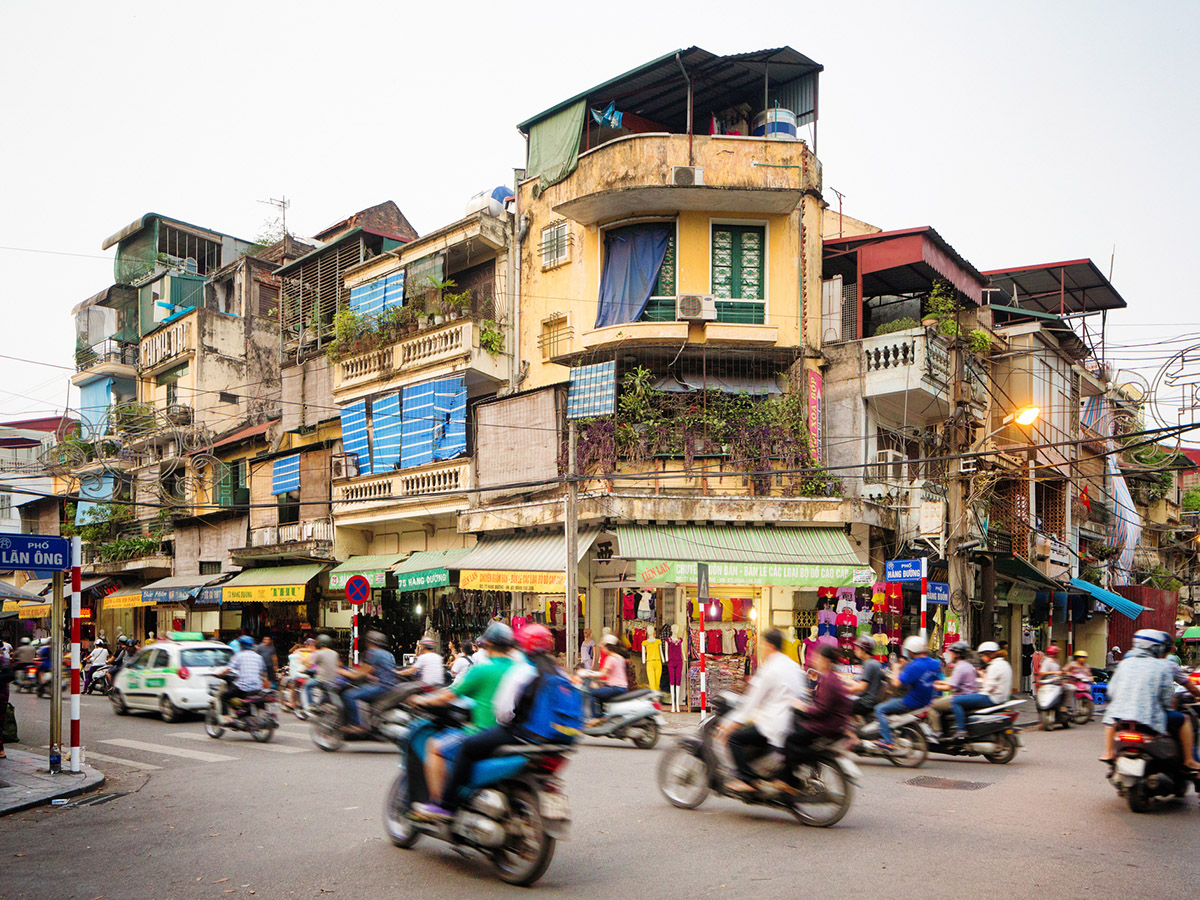 Vietnam, la città vecchia ad Hanoi