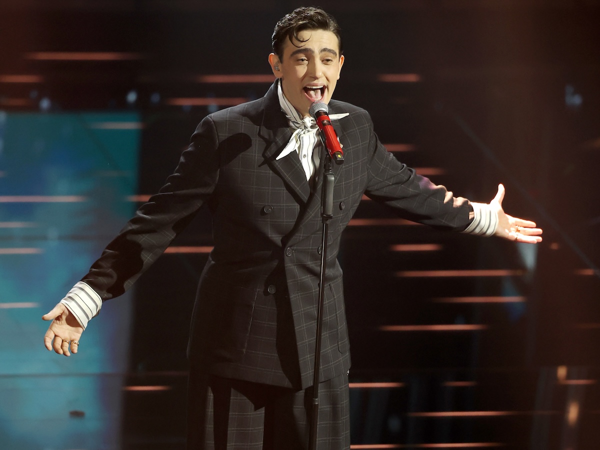 76th Sanremo Music Festival 2026 - Day 1 sanremo 2026 look Michele Bravi in Antonio Marras