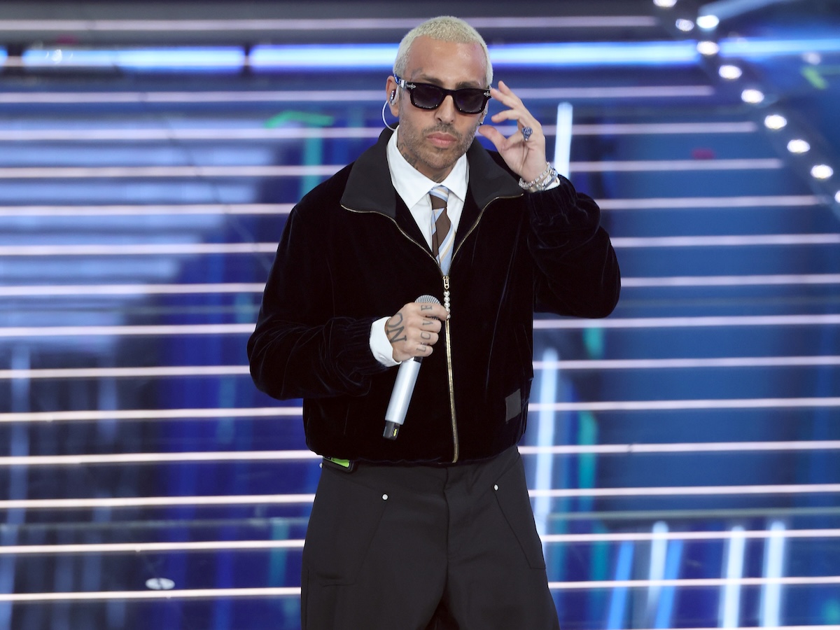 76th Sanremo Music Festival 2026 - Day 1 sanremo 2026 look luchè