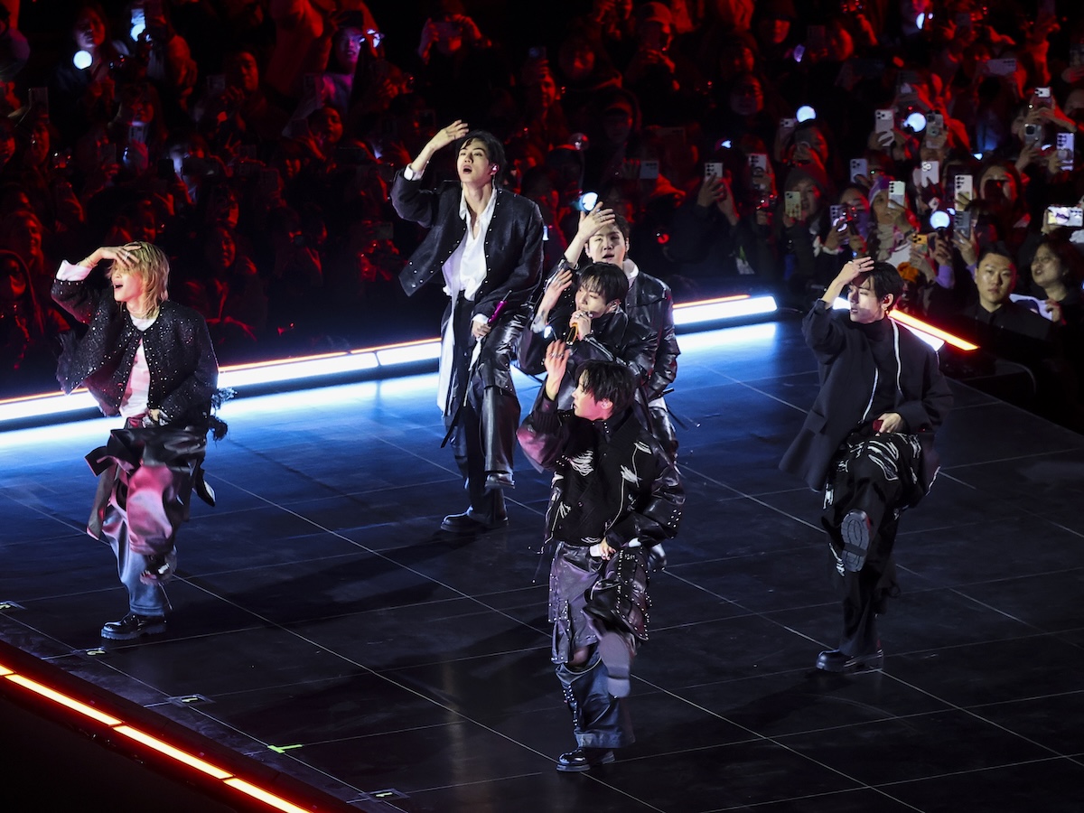 BTS Comeback Concert Attracts Thousands Of Fans In Seoul bts