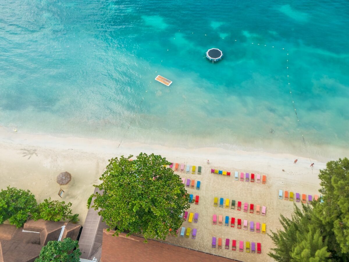 La spiaggia di Negril