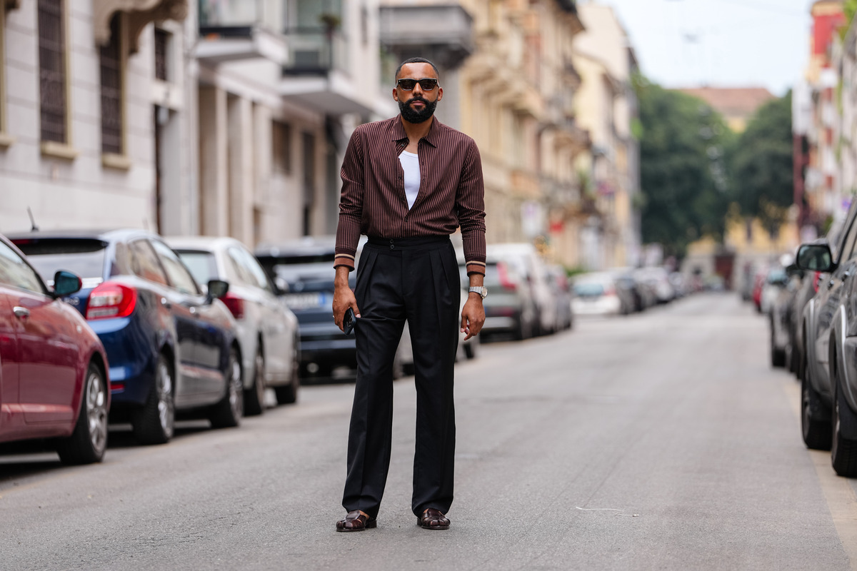 Street Style - Day 2 - Milan Fashion Week - Menswear Spring/Summer 2026
