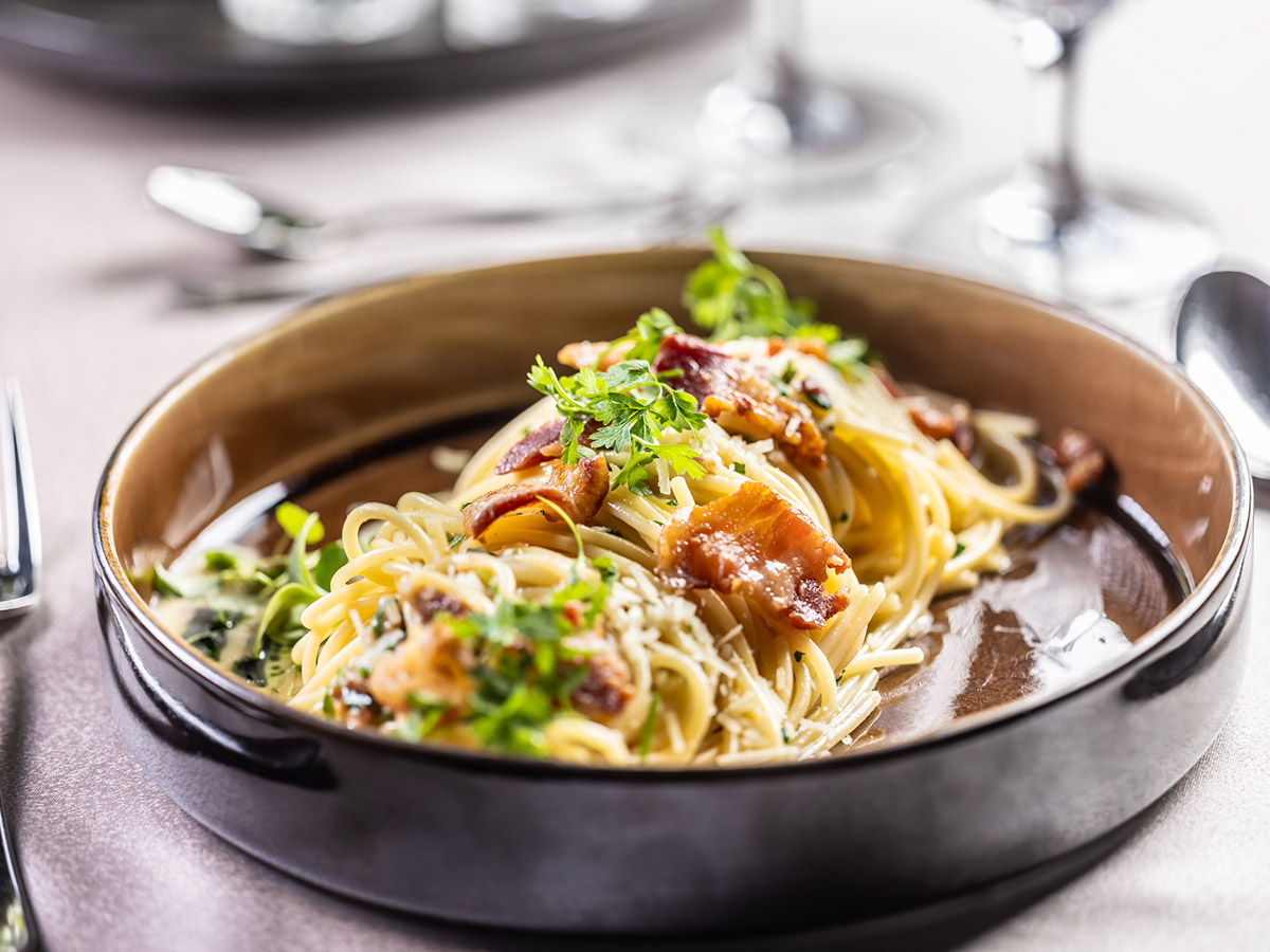Spaghetti alla carbonara Spaghetti alla carbonara