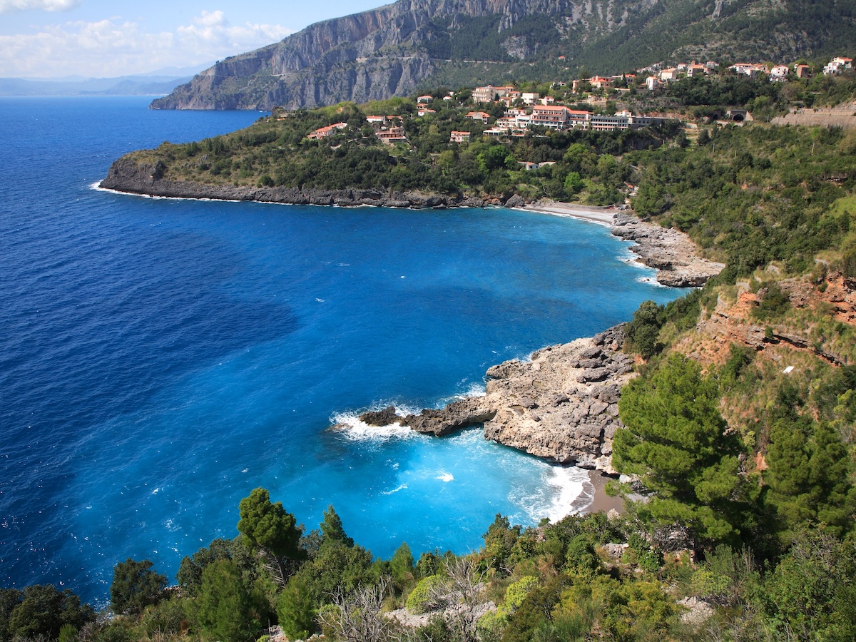 High cliffs. Maratea. Basilicata. Italy Maratea