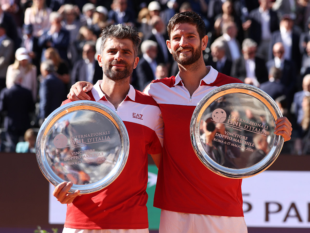 Simone Bolelli e Andrea Vavassori Simone Bolelli e Andrea Vavassori vincitori a Roma 2026