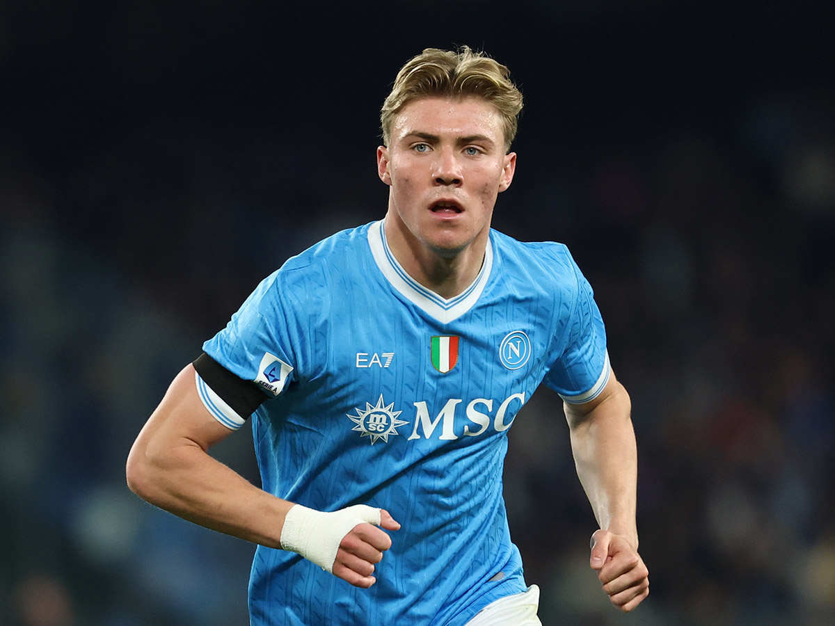 Rasmus Højlund Rasmus Højlund calciatore del Napoli