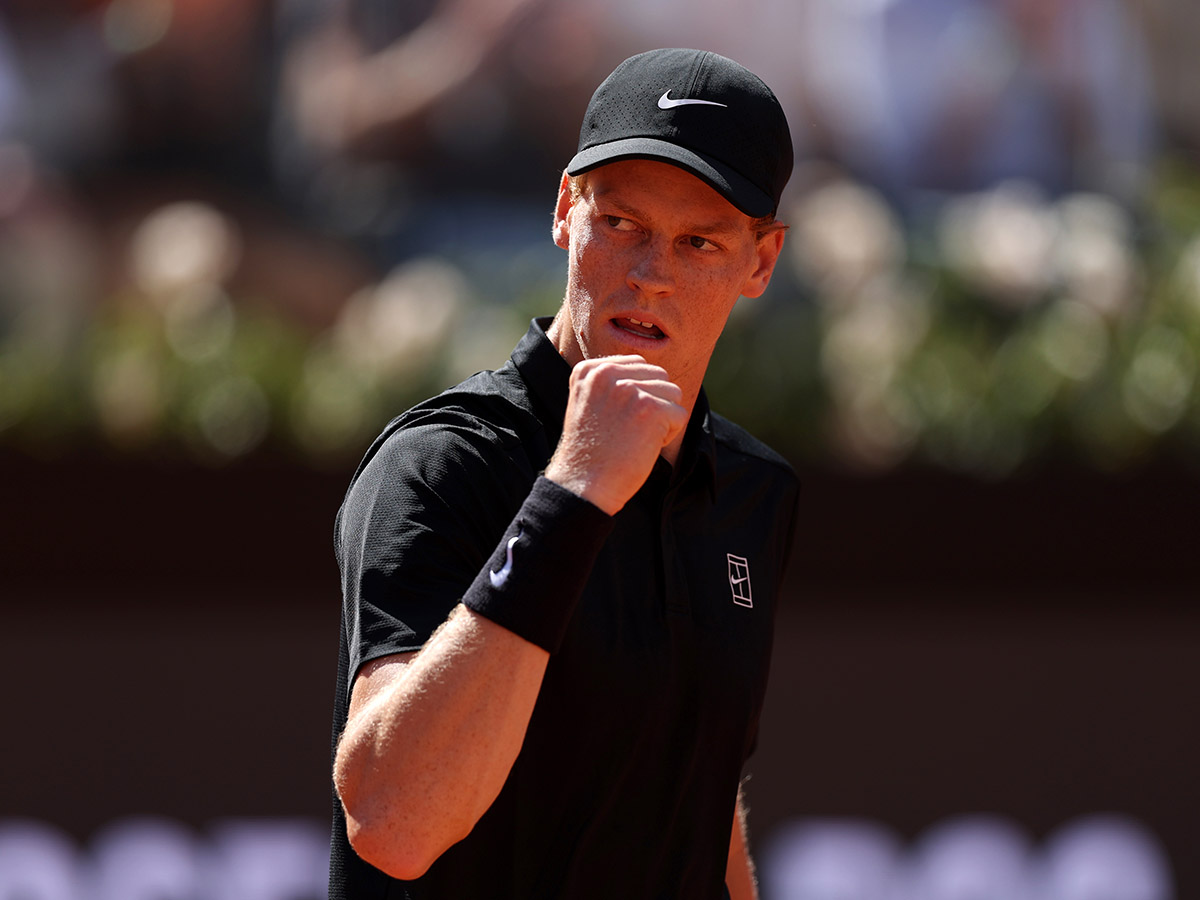 Jannik Sinner agli Internazionali di Roma 2026