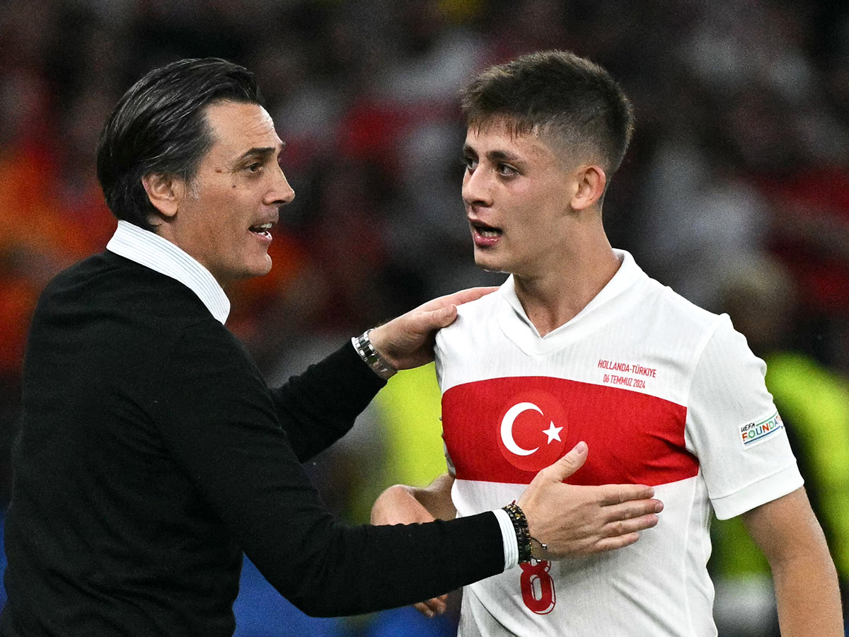 Vincenzo Montella con Arda Güler