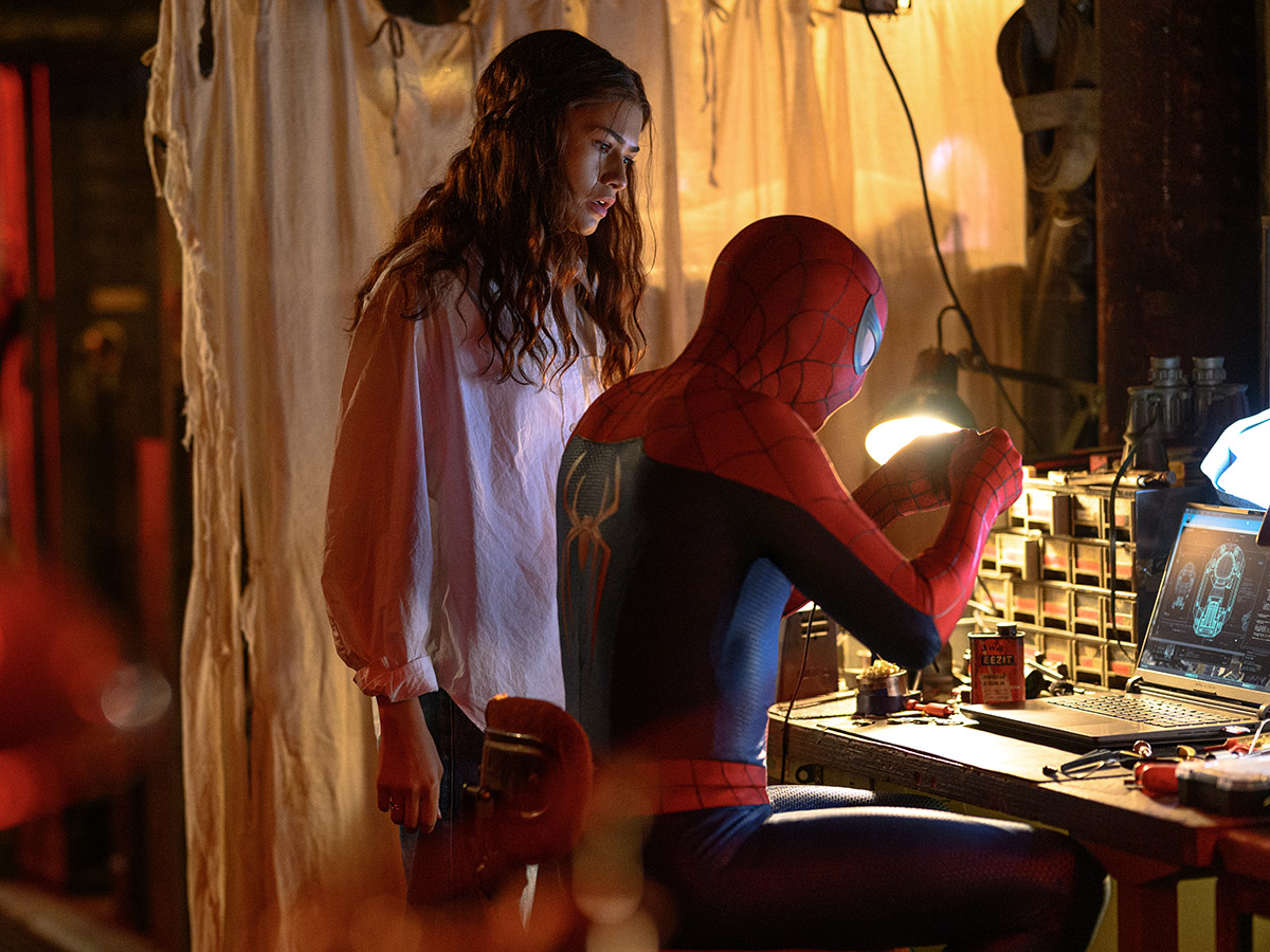 Zendaya e Tom Holland nel film "Spider-Man: Brand New Day"