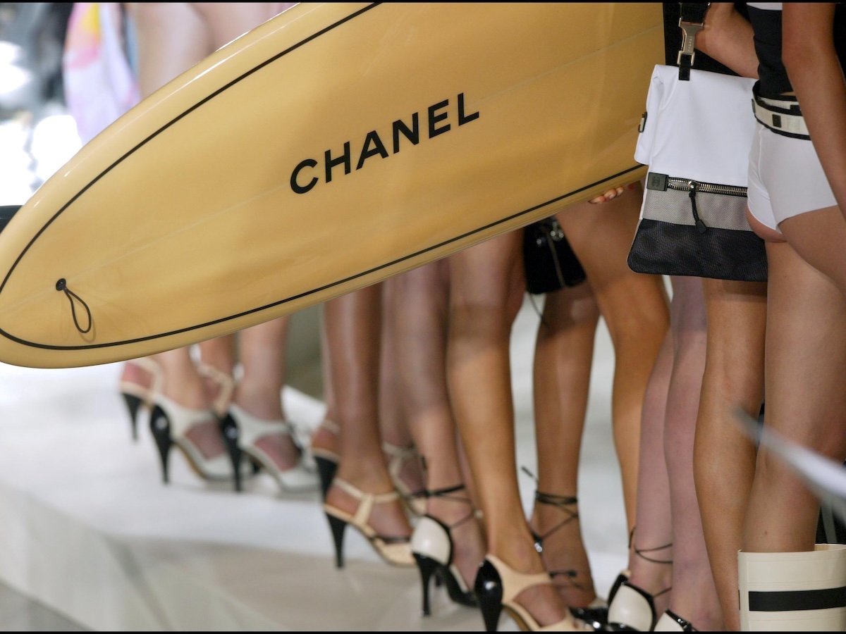 chanel surf board