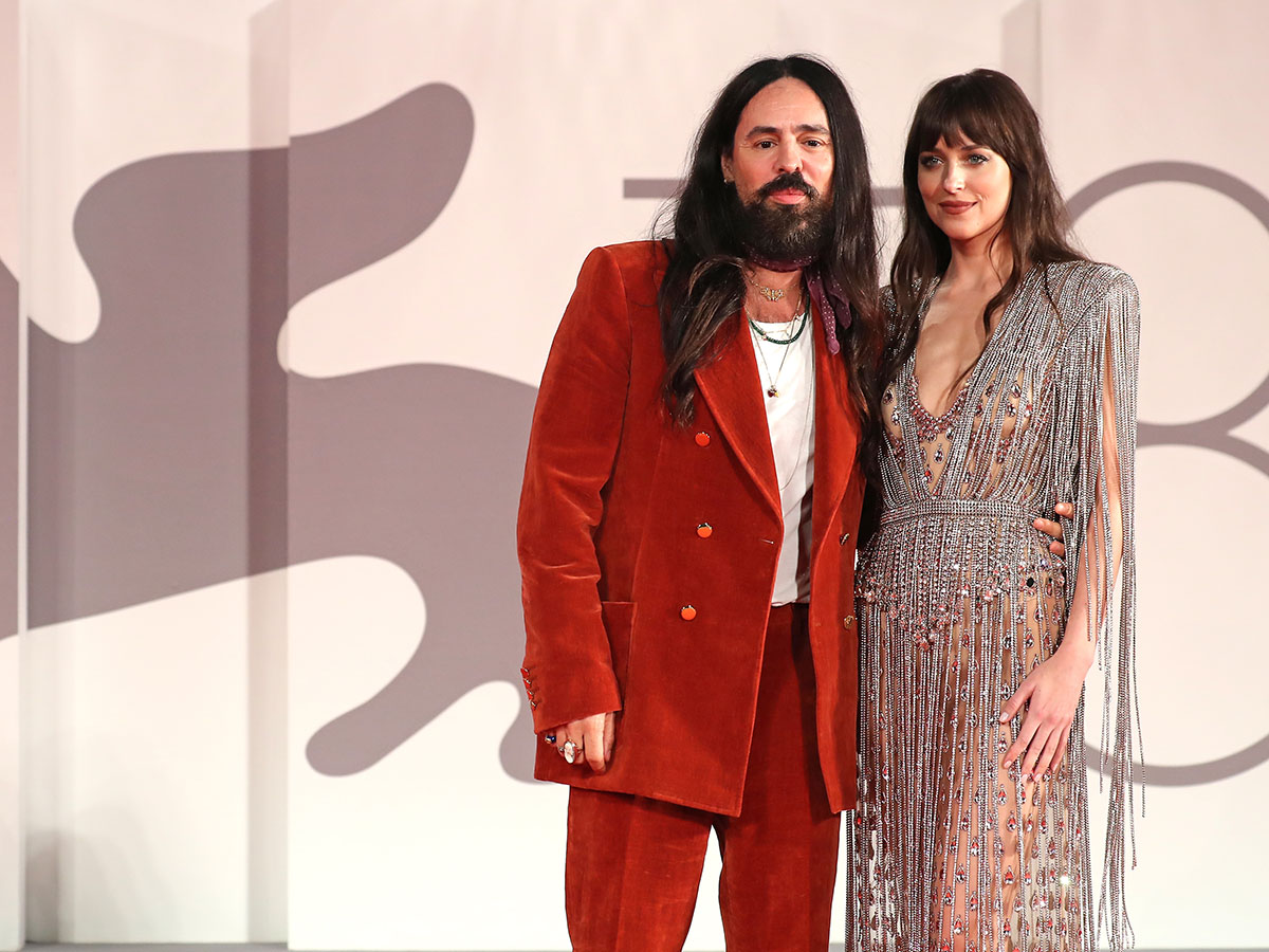 Dakota Johnson e Alessandro Michele