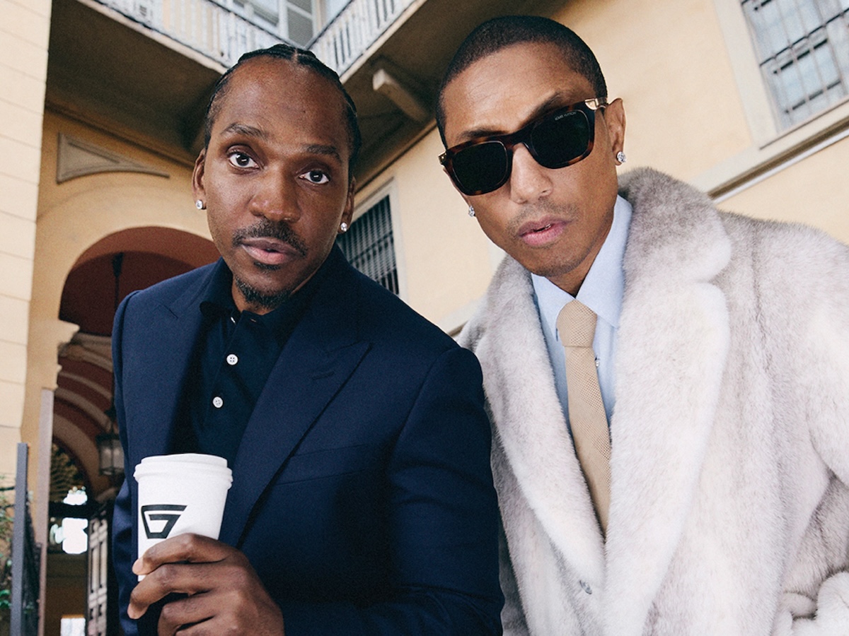 pharrell williams pusha t caffe lavazza