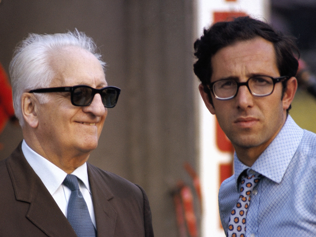Enzo Ferrari e Mauro Forghieri