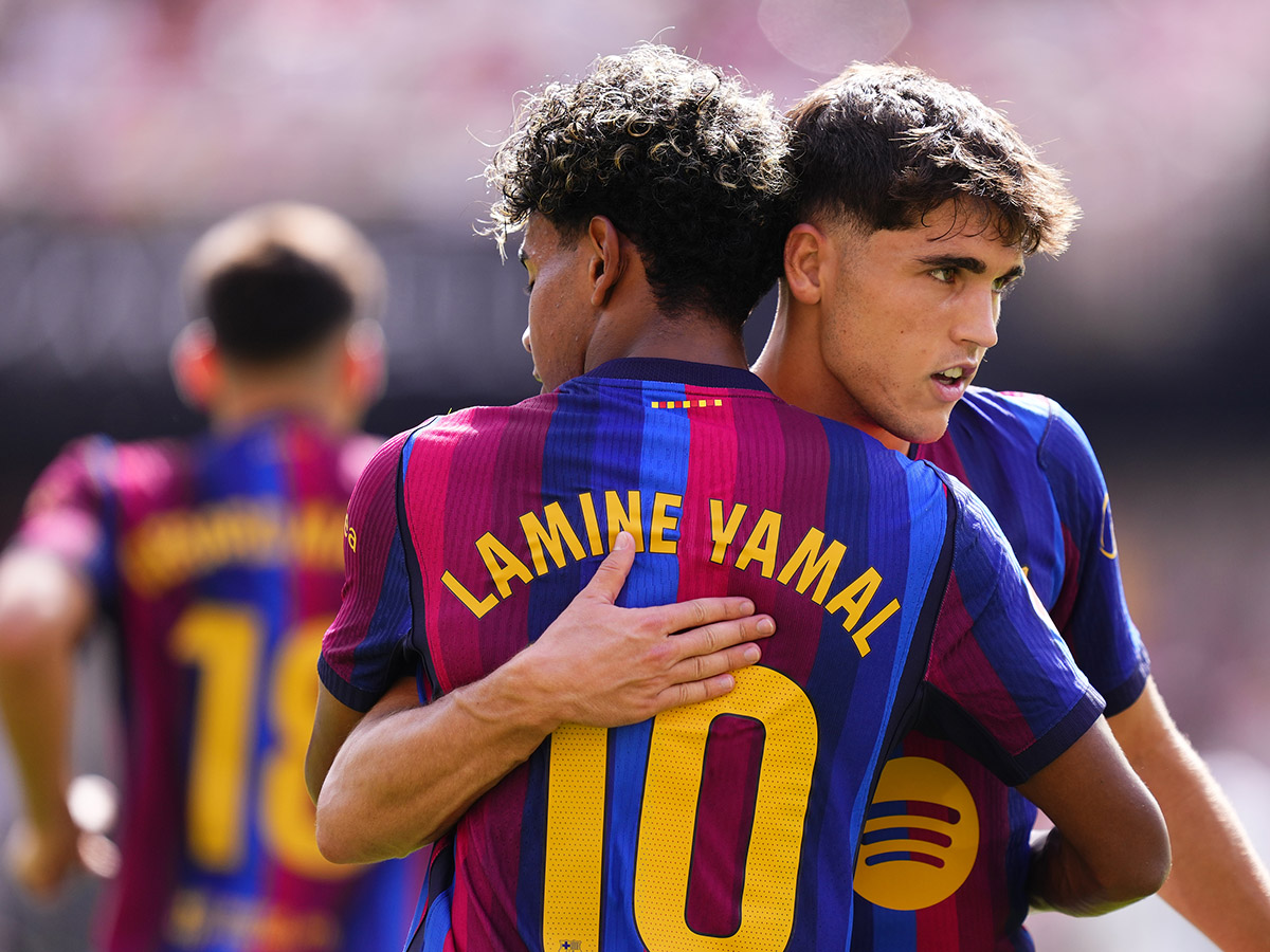 Lamine Yamal e Pau Cubarsí